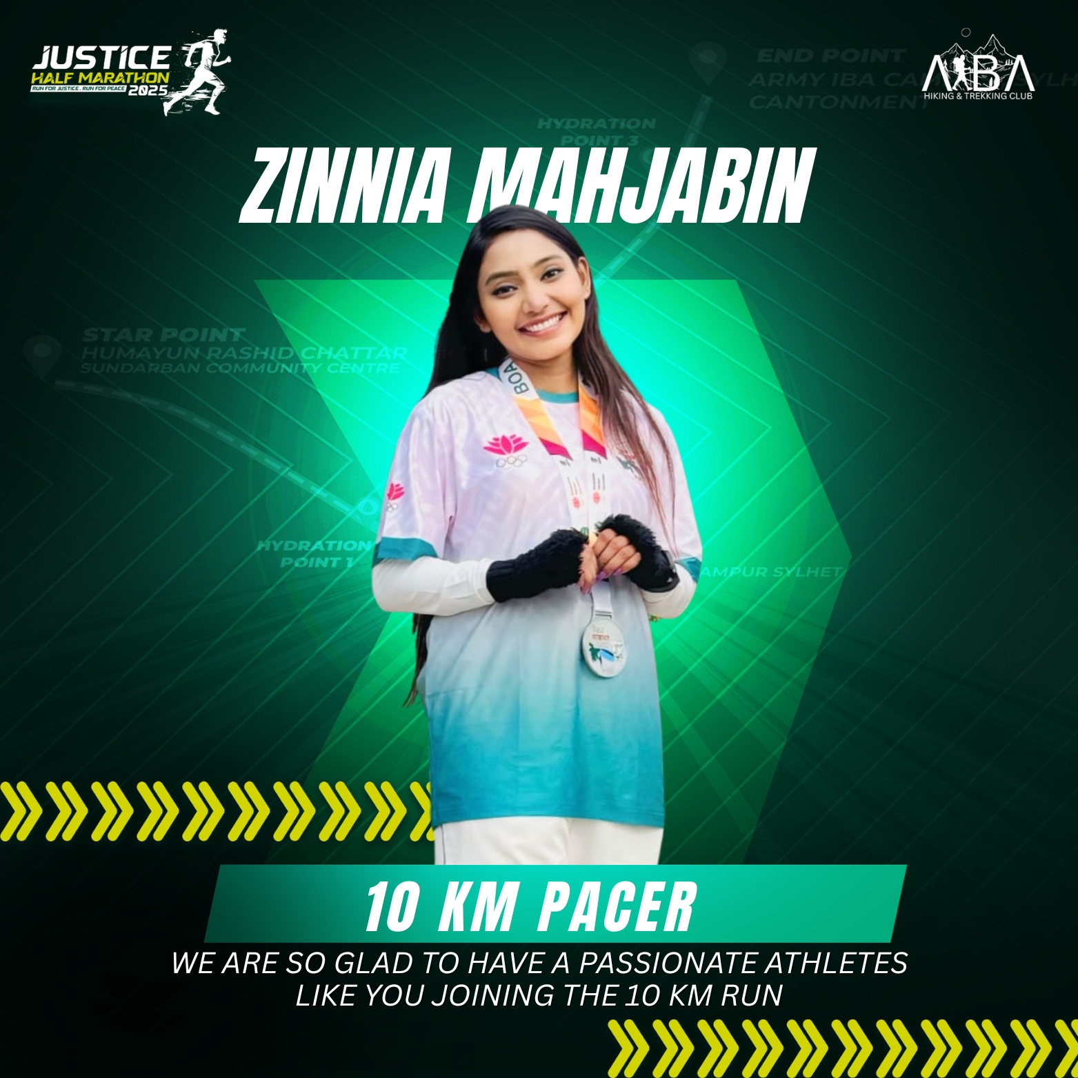 10KM Pacer - Zinnia Mahjabin